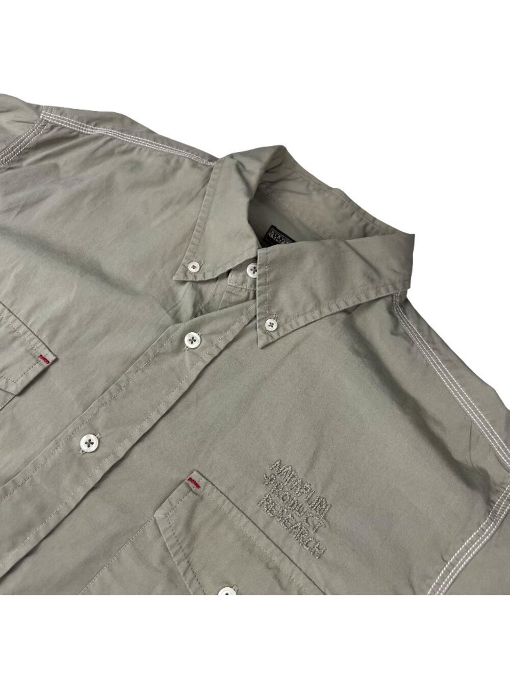 Napapijri Men’s 100% Cotton L/S Safari Work Button Shirt Khaki/Tan • XL